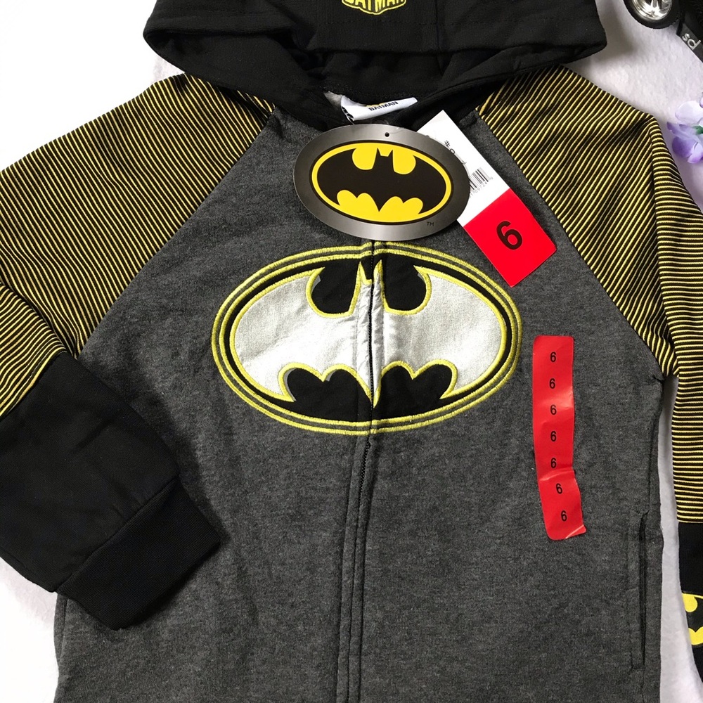 Batman NWT Hoodie for Boys Various - Picture 2 of 8